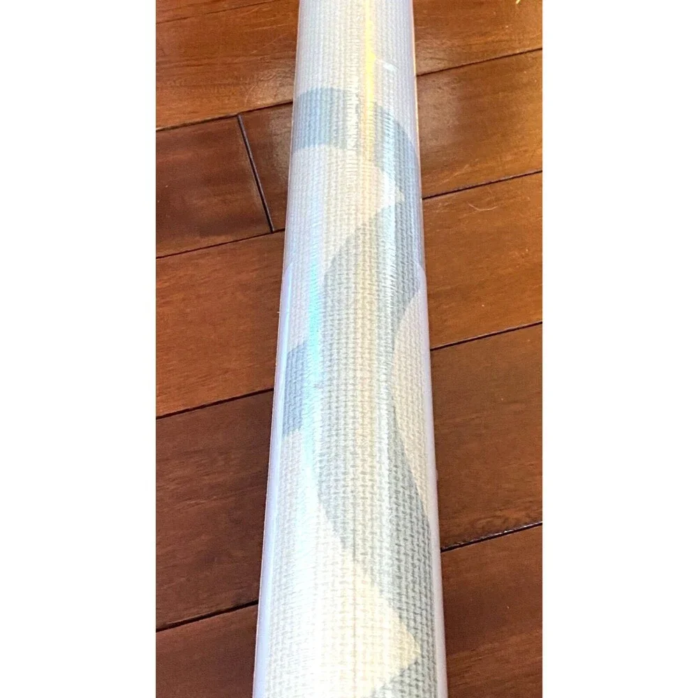 MAGNOLIA HOME Joanna Gaines Prepasted Wallpaper 56 sq ft Woven Trellis Blue Eggs